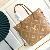 understated carryall bag styled with outfit