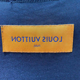 Front view of Louis Vuitton cotton t-shirt with runway-inspired design