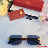 Side view of Cartier unisex sunglasses