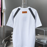 Side profile of Louis Vuitton cotton t-shirt with signature branding