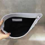 Bold Faux Leather Handbag - Smooth Faux-Leather Exterior | Women's Everyday Carry Handbag #1029 - back view (image 4) of designer-inspired handbag