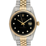 Side view of Rolex men's watch