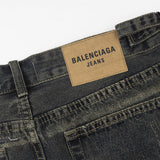 Close-up of Balenciaga designer clothing craftsmanship