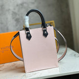 Back view of structured elevated women's handbag – women's statement bag