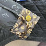 Back view of Louis Vuitton luxury clothing with streetwear-inspired cut