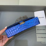Sophisticated Faux Leather Handbag - Refined Silhouette | Women's Statement Accessory #457 - hardware and detail close-up (image 5) of designer-inspired handbag