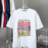 Back view of Louis Vuitton cotton t-shirt with relaxed-fit cut