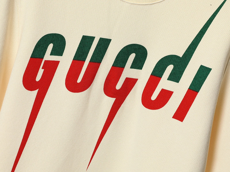 Full styled look of Gucci luxury clothing with tailored silhouette