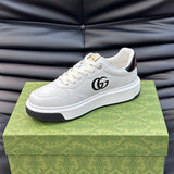 Gucci crisp white luxury sneakers view 6 cushioned comfort fit