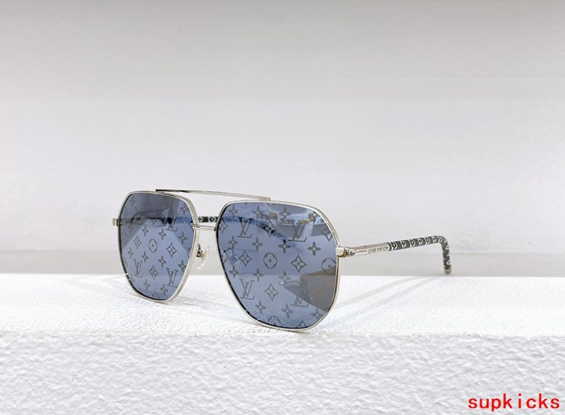 Side view of Louis Vuitton unisex sunglasses