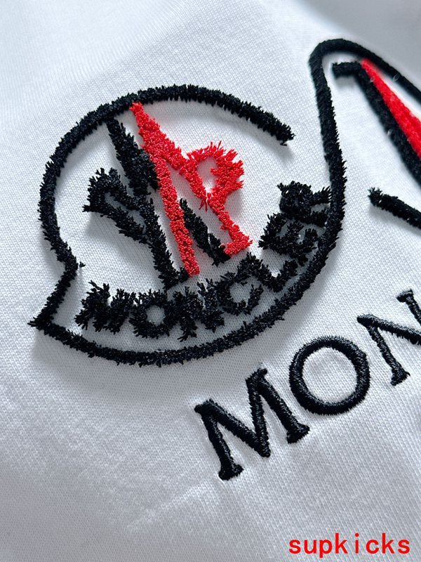 Full styled look of Moncler luxury clothing with tailored silhouette