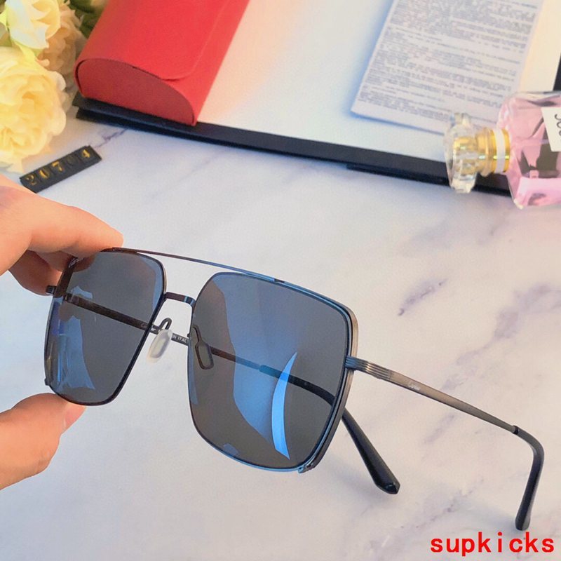 Angled view of Cartier unisex sunglasses