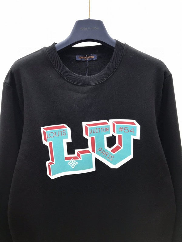 Front view of Louis Vuitton luxury clothing with runway-inspired design