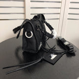 Top view of elevated classic women's handbag – women's designer-style accessory