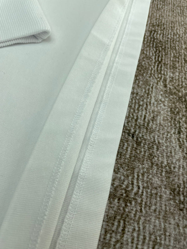 Close-up of Amiri hoodie craftsmanship