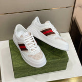 Gucci sneakers detailed view showing premium designer craftsmanship