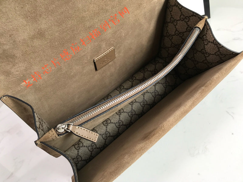 Close-up detail of signature classic women's handbag – women's statement bag