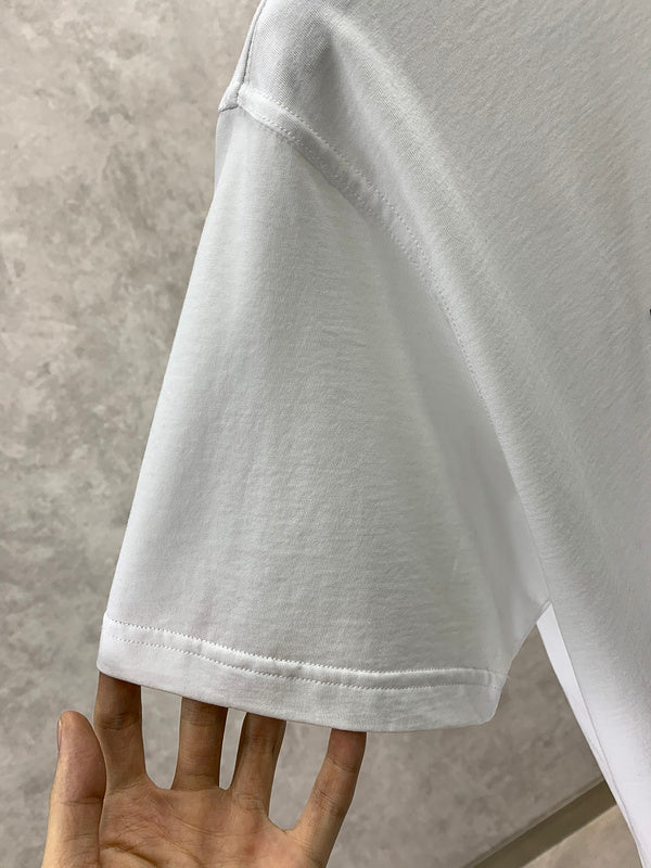 Burberry luxury t-shirt detail shot