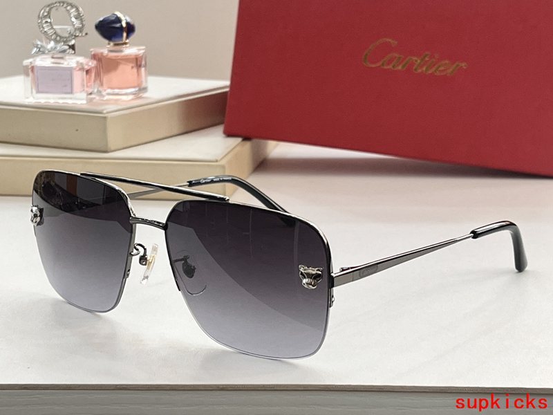 Lifestyle view of Cartier unisex sunglasses