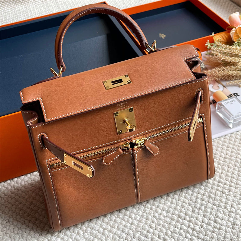 Understated handbag styled for everyday wear