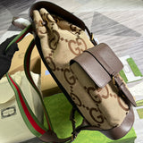 Back view of refined statement women's handbag – women's statement bag