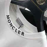 Back view of Moncler luxury clothing with relaxed-fit cut