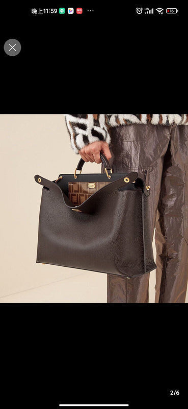 Ziva's Charm handbag – front view (41cm*13cm*29cm)