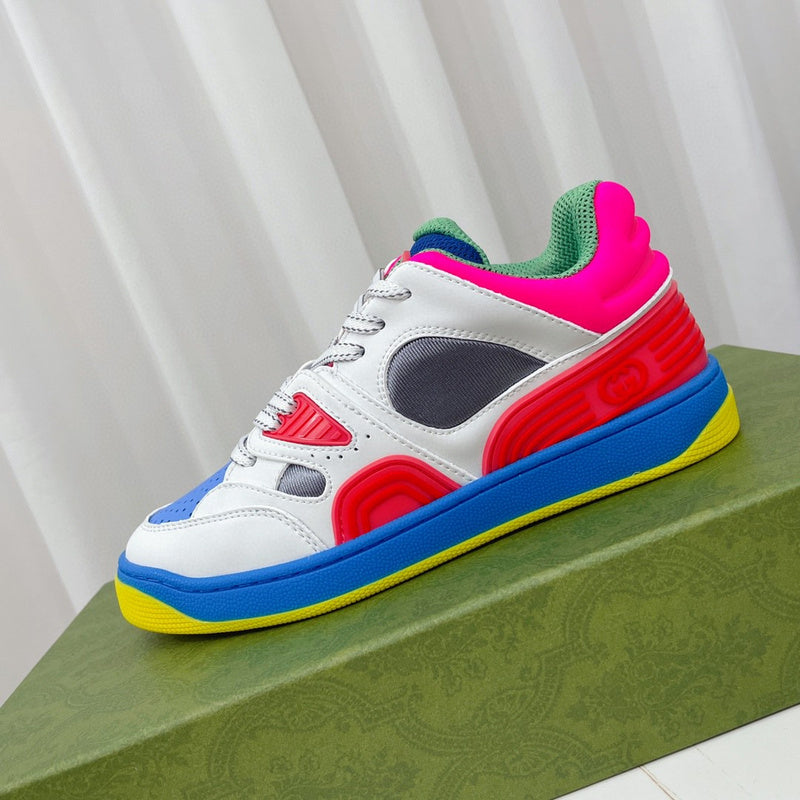 Gucci sneakers detailed view showing premium designer craftsmanship