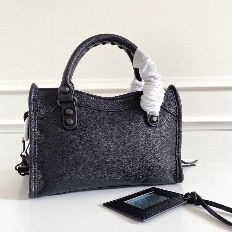 Zivas Charm Modern Minimalist Look Statement Handbag (Signature Shape & Finish) – Full Silhouette