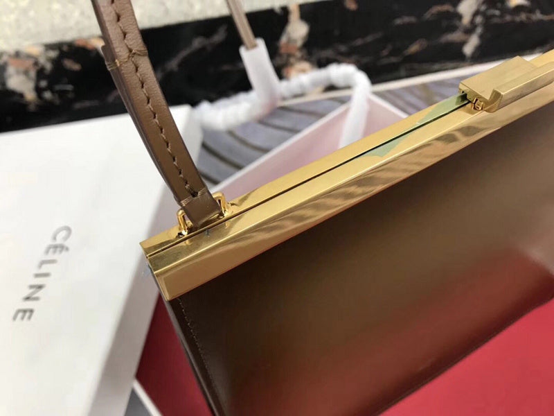 Top view of premium classic women's handbag – women's premium purse
