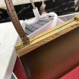 Top view of premium classic women's handbag – women's premium purse