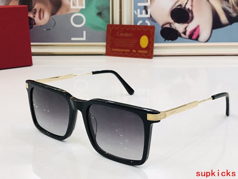 Lifestyle view of Cartier unisex sunglasses