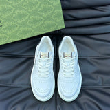 Gucci soft grey luxury sneakers view 11 chunky sole construction