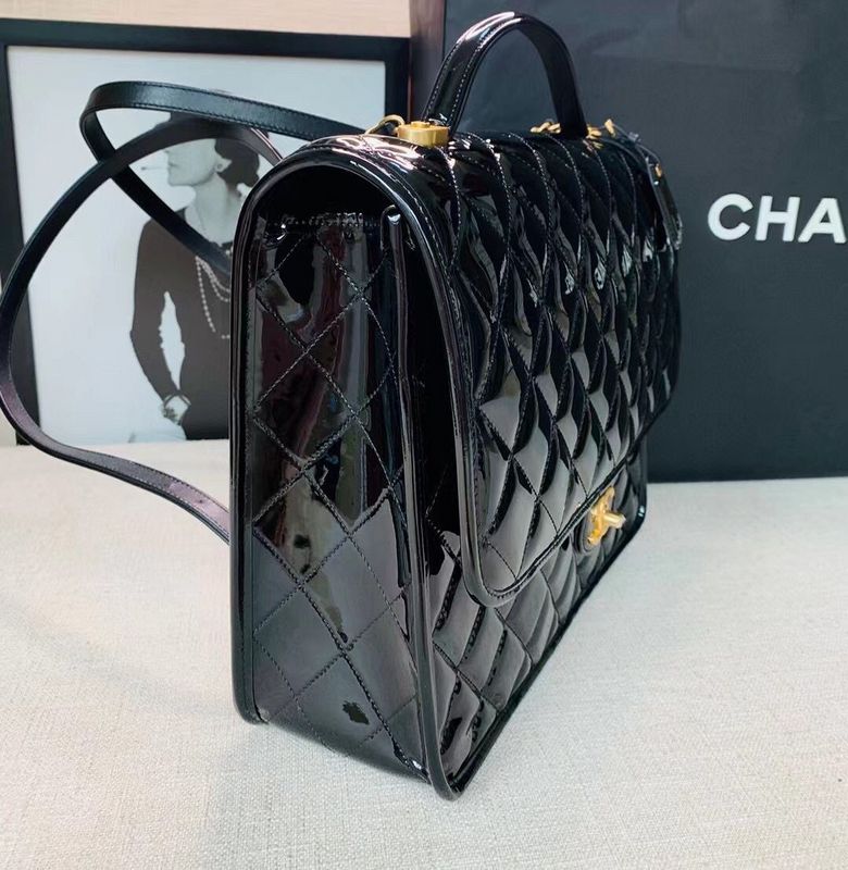 Zivas Charm Polished Finish Designer Handbag (Refined Practical Design) – Full Silhouette