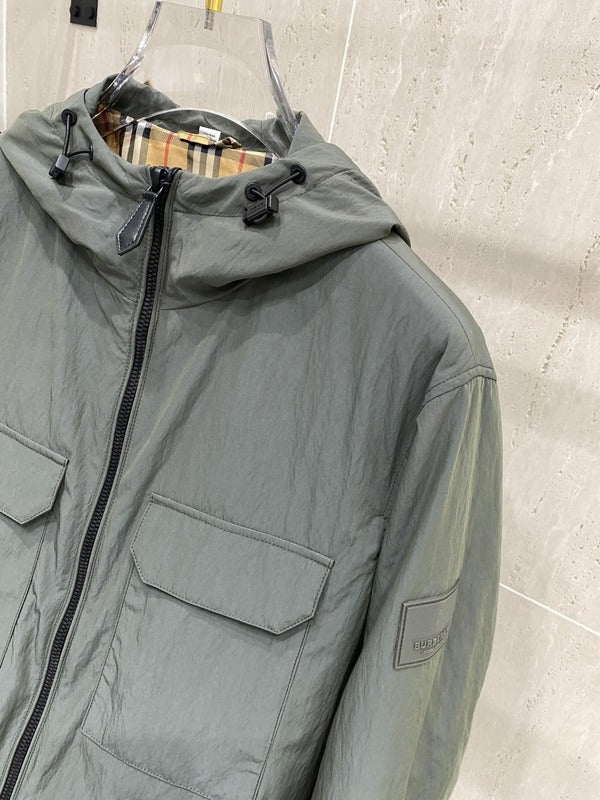 Close-up of Burberry designer clothing craftsmanship