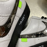 Nike sneakers detailed view showing premium designer craftsmanship