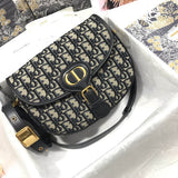 Front view of premium polished women's handbag – women's designer-style accessory