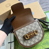 Front view of chic sleek women's handbag – women's luxury handbag