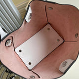 Handle and strap detail of signature elevated women's handbag – women's luxury handbag