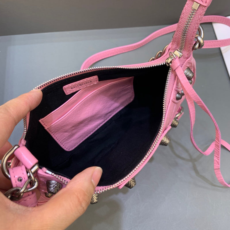 Effortless Vegan Leather Handbag - Premium Craftsmanship Detailing | Women's Everyday Carry Handbag #349 - styled full view (image 7) of designer-inspired handbag