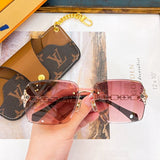 Lifestyle view of Louis Vuitton unisex sunglasses