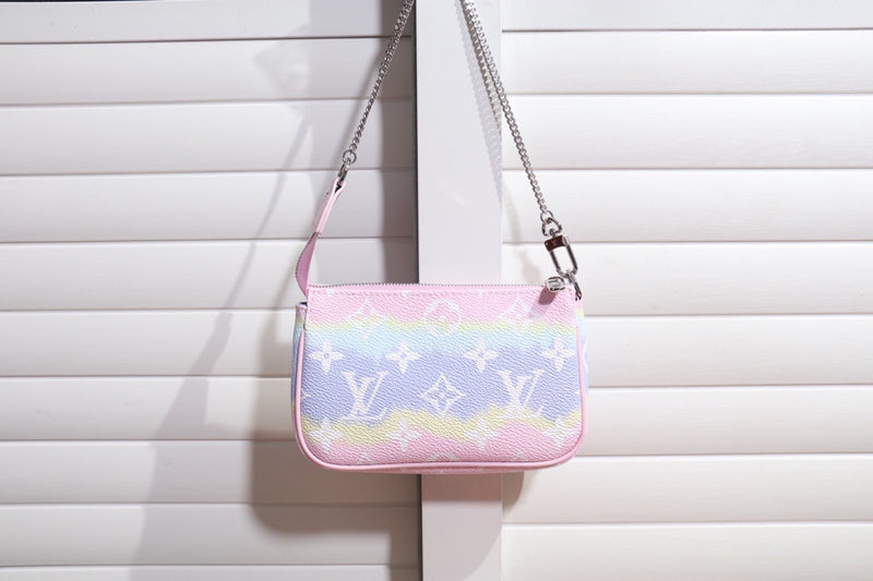 Top view of modern classic women's handbag – women's premium purse