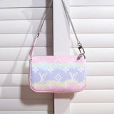 Top view of modern classic women's handbag – women's premium purse
