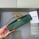 Elegant Faux Leather Handbag - Signature Hardware Accents | Women's Fashion Handbag #450 - hardware and detail close-up (image 5) of designer-inspired handbag