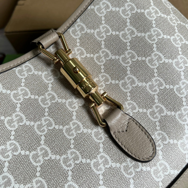 Back view of polished structured women's handbag – women's statement bag