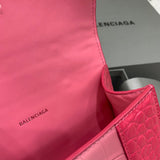 Sophisticated Faux Leather Handbag - Signature Hardware Accents | Women's Everyday Carry Handbag #553 - texture close-up (image 9) of designer-inspired handbag