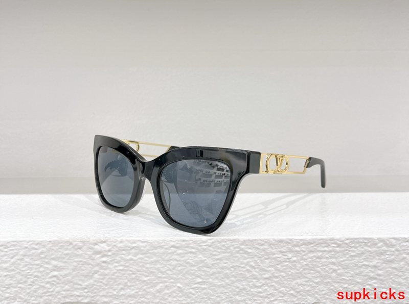 Close-up detail view of Louis Vuitton unisex sunglasses