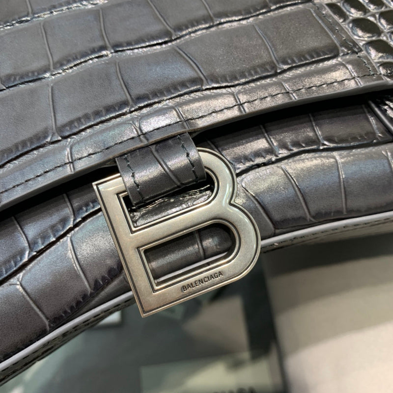 Structured Premium PU Leather Handbag - Signature Hardware Accents | Women's Designer-Inspired Purse #576 - interior view (image 6) of designer-inspired handbag