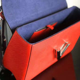 Close-up detail of statement premium women's handbag – women's statement bag