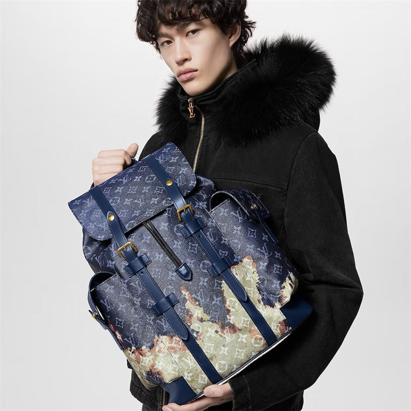  Understated crossbody bag carried on shoulder